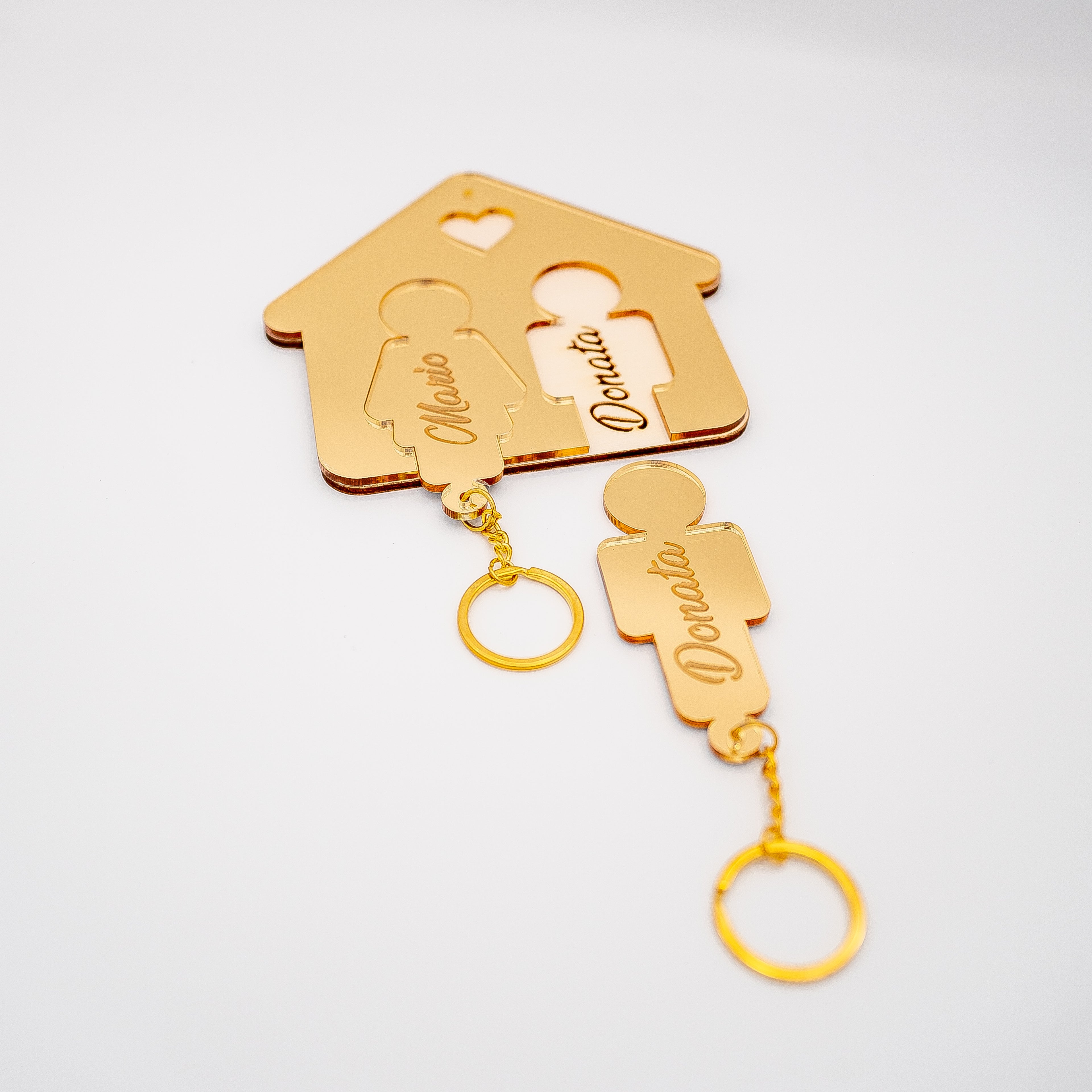 Appendichiavi personalizzato in plexiglas