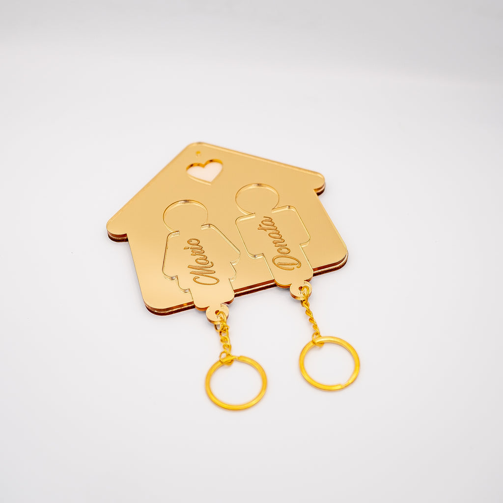 Appendichiavi personalizzato in plexiglas