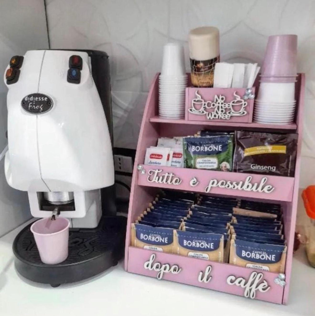 PORTA CIALDE IN LEGNO PERSONALIZZATO